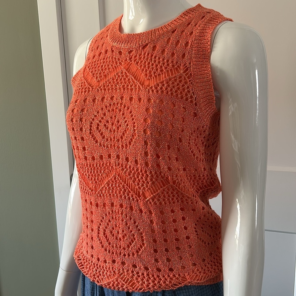 Esqualo Knit Sleeveless Top Lined NWOT - Picture 13 of 16